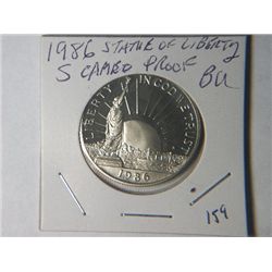 1986 S STATUE OF LIBERTY 1/2 DOLLAR