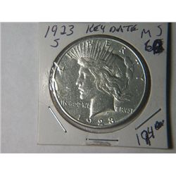 1923 S PEACE DOLLAR