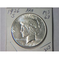 1926 S PEACE DOLLAR