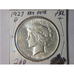 1927 D PEACE DOLLAR