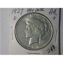 1927 D PEACE DOLLAR