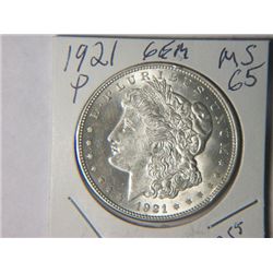 1921 P MORGAN DOLLAR