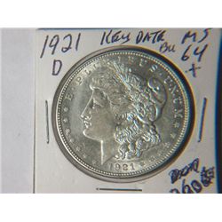 1921 D MORGAN DOLLAR