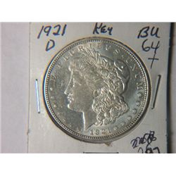 1921 D MORGAN DOLLAR