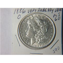 1886 O MORGAN DOLLAR