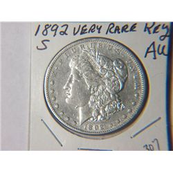 1892 S MORGAN DOLLAR