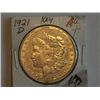 Image 1 : 1921 D MORGAN DOLLAR