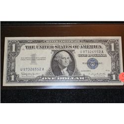 1957-B US Silver Certificate $1, Blue Seal, #U87326552A