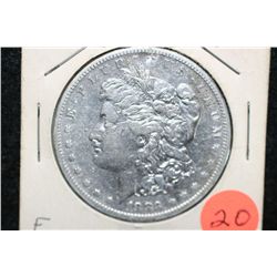 1883-S Silver Morgan $1, F