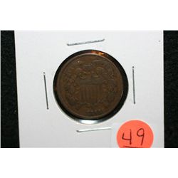1868 Two Cent Piece