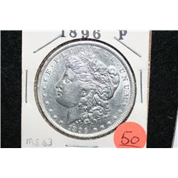 1896 Silver Morgan $1, MS63