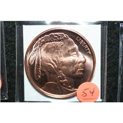 2011 Copper Round, .999 fine 1 oz.