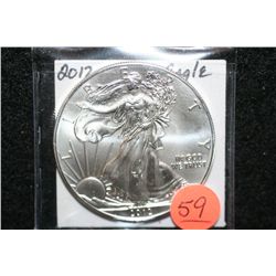 2012 Silver Eagle $1