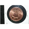 Image 2 : 2011 Copper Round, .999 fine 1/4 oz.