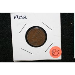 1902 Indian Head penny