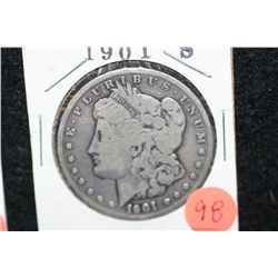 1901-S Silver Morgan $1