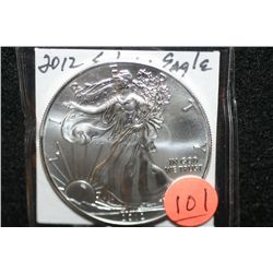 2012 Silver Eagle $1