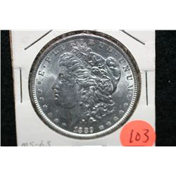 1889 Silver Morgan $1, MS63