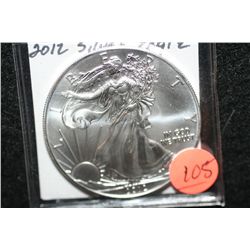 2012 Silver Eagle $1