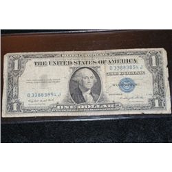 1935-G US Silver Certificate $1, Blue Seal, #D33883854J