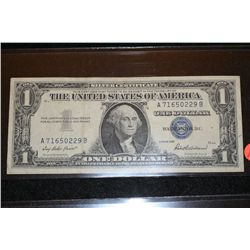 1957 US Silver Certificate $1, Blue Seal, #A71650229B