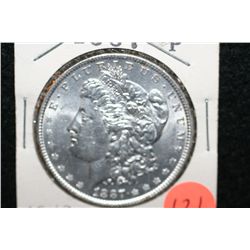 1887 Silver Morgan $1, MS63