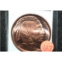 2011 Copper Round, .999 fine 1 oz.