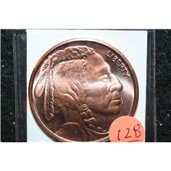 2011 Copper Round, .999 fine 1 oz.