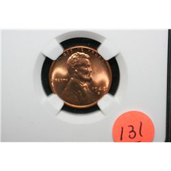 1948-D Wheat Back penny, NGC graded MS65 RD