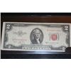 Image 1 : 1953-B US Note $2, Red Seal, #A70290059A
