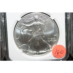 2011-S Silver Eagle $1, NGC graded MS69