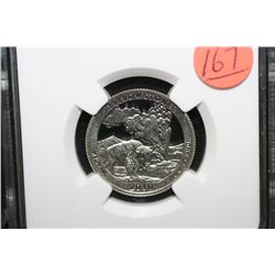 2010-S Clad Yellowstone NP quarter, NGC graded PF69 Ultra Cameo