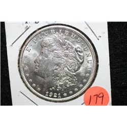 1921 Silver Morgan $1, MS63