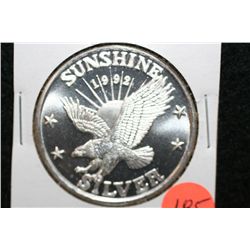 1992 Sunshine Silver Mining, .999 fine 1 oz.