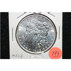 1896 Silver Morgan $1, MS63