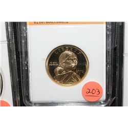 2003-S Sacagawea $1 Proof Cameo, SGS graded PR70 CAM