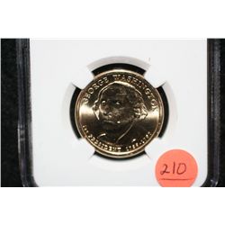 2007-D First Day Issue George Washington $1, NGC graded MS65