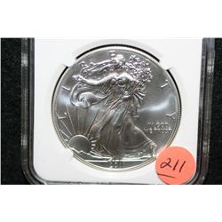 2011-S Silver Eagle $1, NGC graded MS69