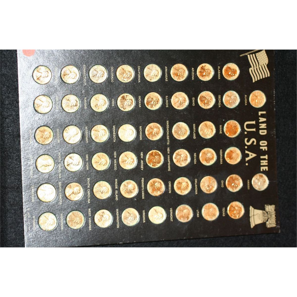 1974 Land of the USA penny board complete