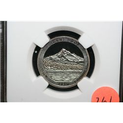 2010-S Clad Mount Hood NP, NGC graded PF69 Ultra Cameo