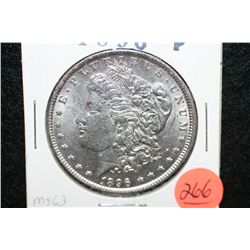 1896 Silver Morgan $1, MS63