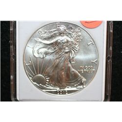 2012 Silver Eagle $1, MCPCG graded MS70