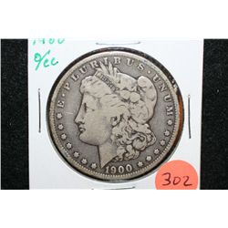 1900 Silver Morgan $1, over Carson City