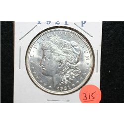 1921 Silver Morgan $1