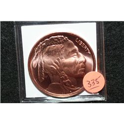 2011 Copper Round, .999 fine 1 oz.