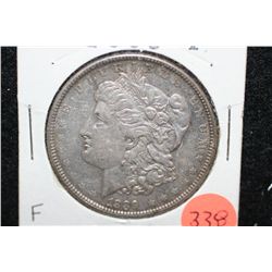 1889 Silver Morgan $1, F