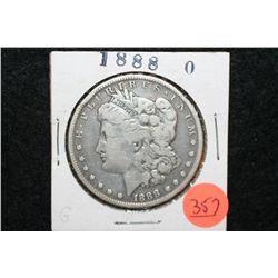 1888-O Silver Morgan $1, G