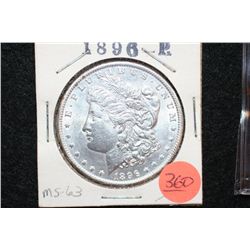 1896 Silver Morgan $1, MS63