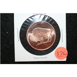 2011 Copper Round, .999 fine 1/4 oz.