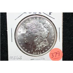 1921 Silver Morgan $1, MS63